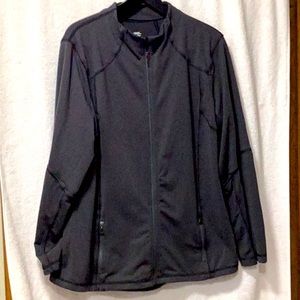 Jockey Athletic Jacket. Grey. Size XL